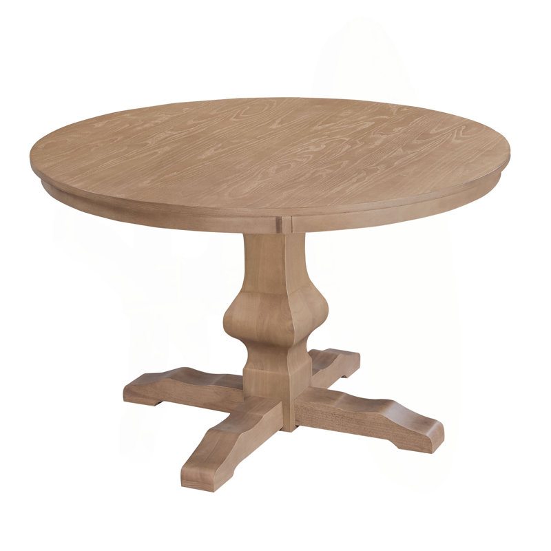 Table à manger ronde, Clair naturel