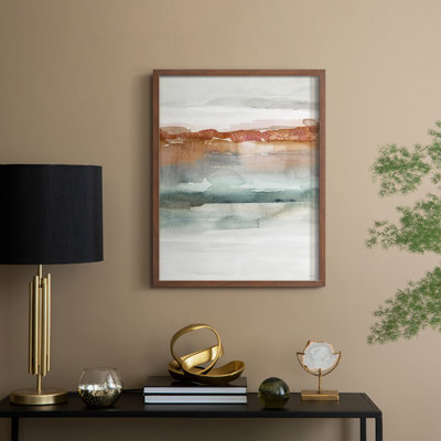 Cinnabar Sundown Framed Print - Solid Wood
