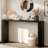 Simple Console Table With Semi-cylindrical Leg Design-387453024