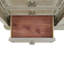 Commode à 5 tiroirs Alcott Hill® Darothy en gris clair