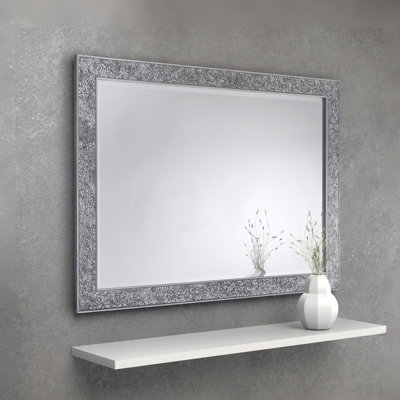 Frechette Engineered Wood Flat Wall Mirror