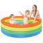 Piscine gonflable 59 "avec anneaux bleus et jaunes pour enfants