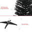 Arbre de Noël artificiel, arbre de Noël mince avec 499 extrémités de branches réalistes et support en plastique-1610537053