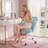 Petal Swivel Task Chair with Tufted Back – Adjustable Height Make-Up Chair for Vanity & Office-129051411