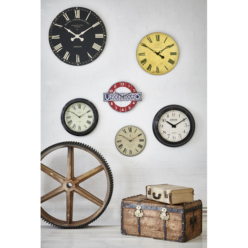 Large Swiss Clockmaker's Wall Clock - 49.6cm