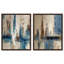 «Layers of Time Duo», ensemble de reproductions d'art encadrées par Art Remedy, cadre doré, 30 x 36-286465353-286465354