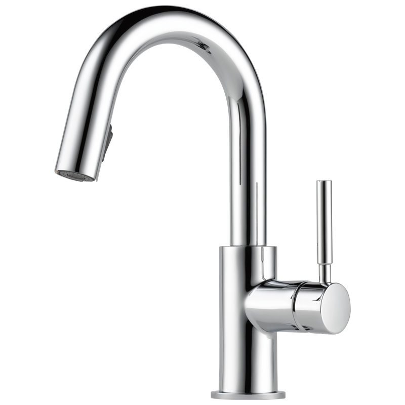 Solna® Single Handle Pull-Down Prep Faucet, Chrome