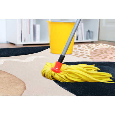 Rouen Vinyl Machine Printed Area Rug