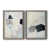 Toile avec cadre gris