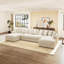 Canapé modulaire en velours côtelé Tolzmann-368622567