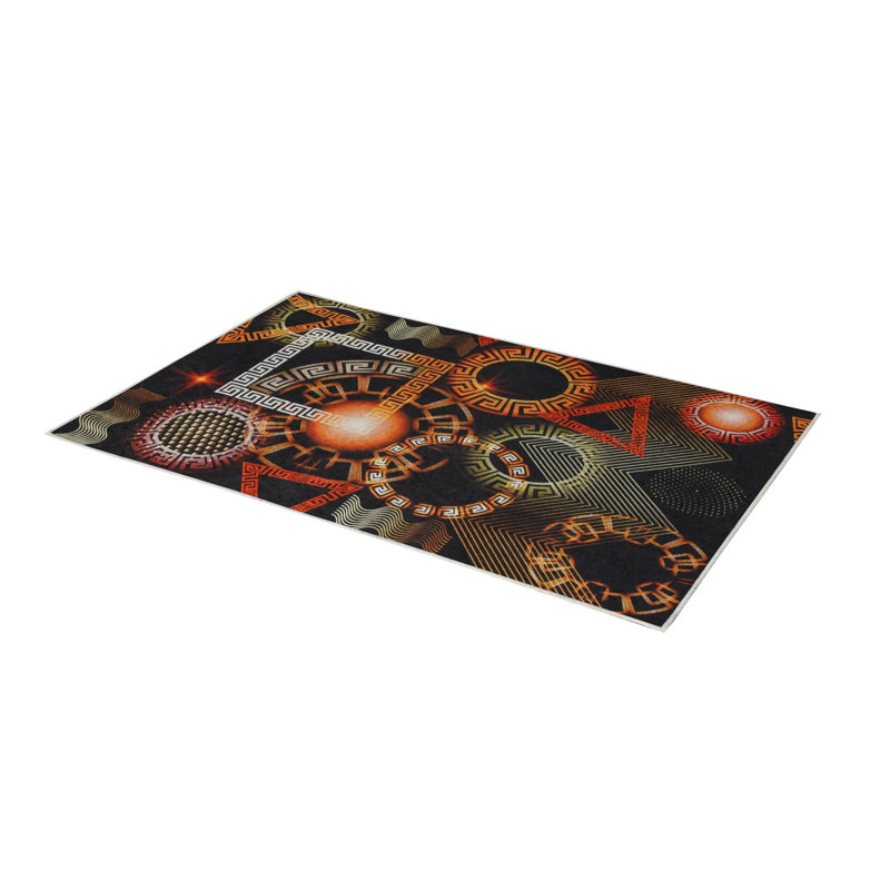 Premium Hall Carpet, 3D Digital Printed, 39.4 x 59.1 Inches | 100% Polyester, Antibacterial, Non-Slip Underside | Pile Height: 0.04 Inches, Machine Washable, Ideal for Living Room & Entryway Decor