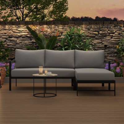 3 - Person Seating Group With Cushions