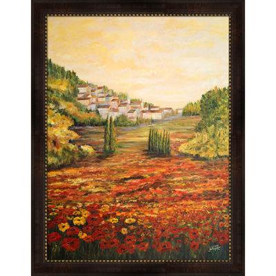 «Tuscany Scene» par Julie Derice, art mural encadré