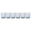 Ensemble de 12 verres empilables bleus-115678258