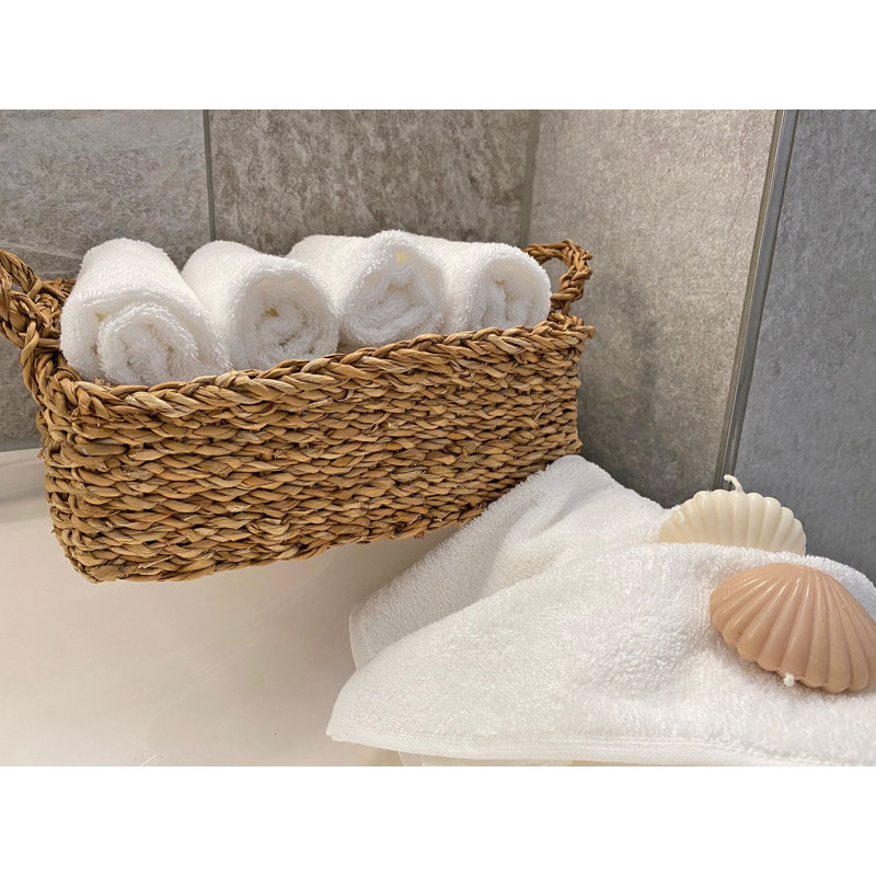 Midweight Bath Towel, White
