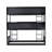 Full Over Full Bunk Bed with Twin Trundle, Solid Rubber Wood, Ladder & Guardrails, Convertible to 2 Full Beds-1779761128