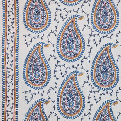 Kadiri Suite Paisley Border Fabric