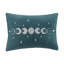 Literie en velours bleu sarcelle pour lit simple / simple TG - rembourrage en losange avec coussin décoratif à vapeur en couleur lavable à la machine, aspect fer à repasser-118739986-118739991