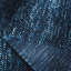 Tapis bleu marine / bleu en laine / coton / polyester tissé à la main Heiser 425-328014028