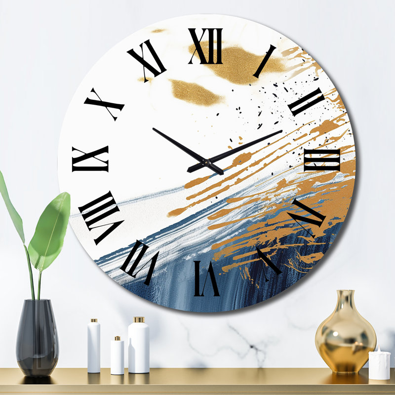 Horloge murale abstraite V, Grand