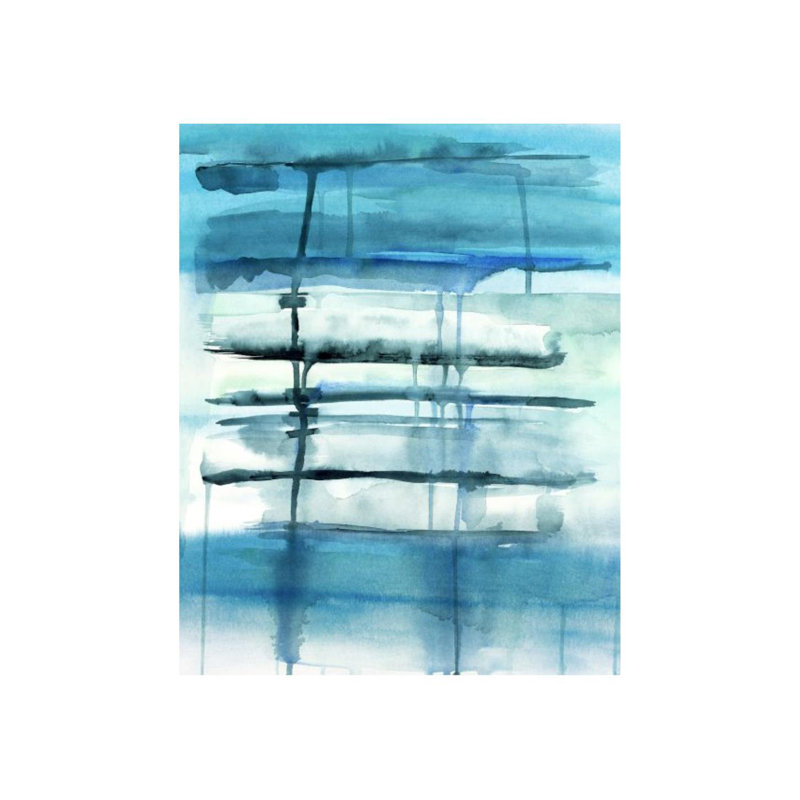 Rain On The Window II Painting by Emma McCartney, Outdoor, 30" H x 24" W x 1.5" D