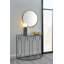 Mel 100cm Glass Top Console Table