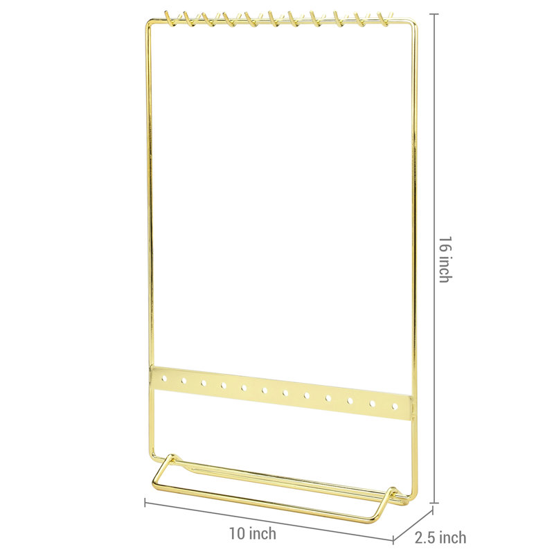 Metal Wire Tabletop Display Rack Jewellery Stand