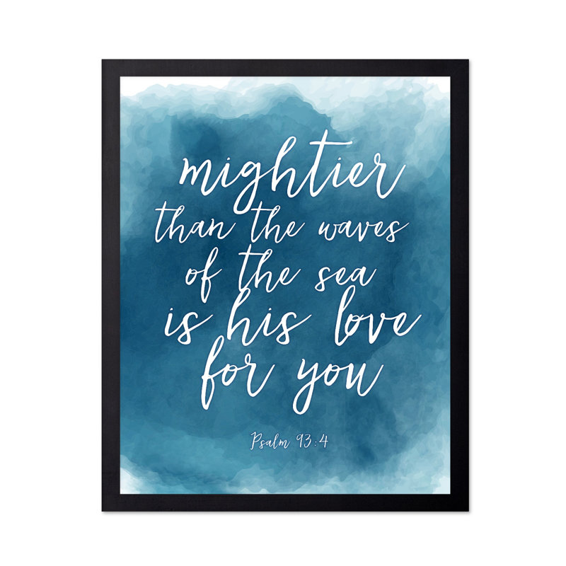Mightier Than The Waves No2, Sans cadre, Affiche, H 18 po x l 24 po