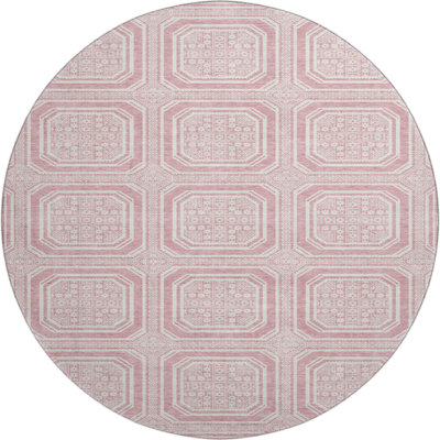 Premium Machine Washable Elize AMF1451 Geometric Rug