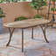 Table de patio 70 po en bois pour manger