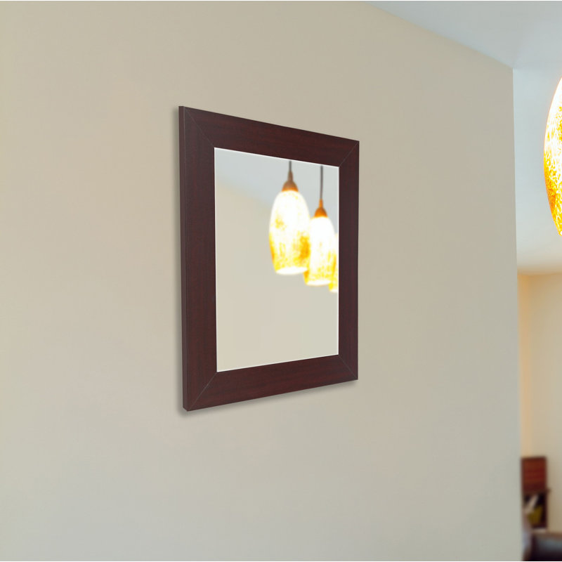 Miroir d'appoint Golfe, Acajou foncé, H 36 po x l 40 po