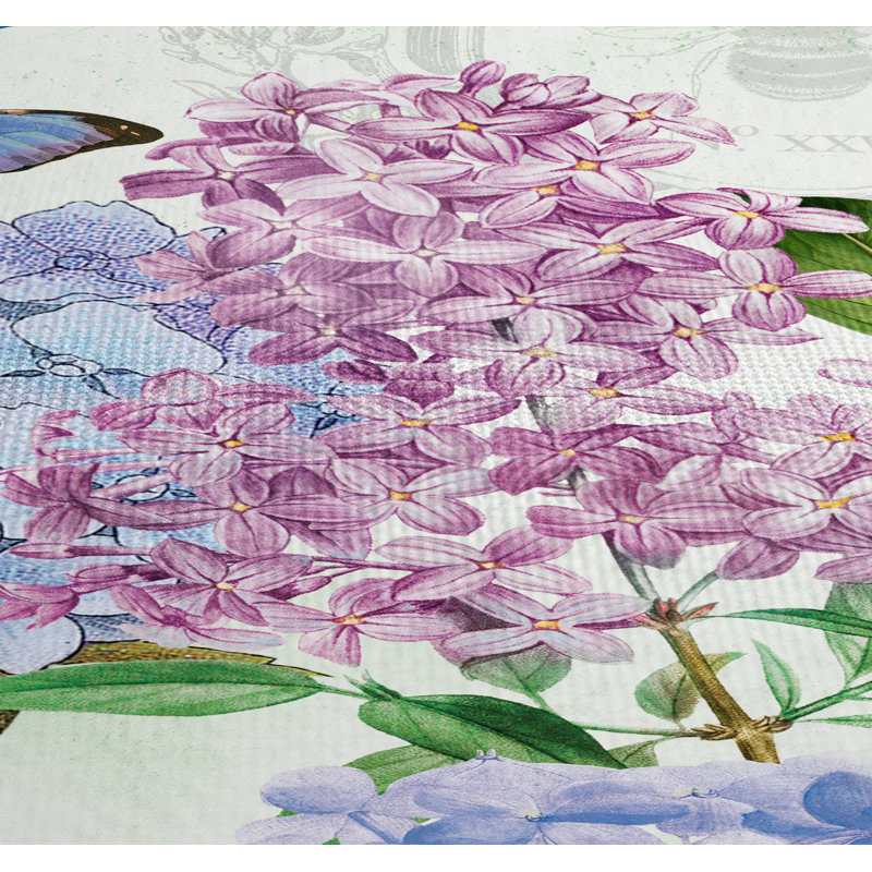  Rideau de douche Hydrangea Splendor