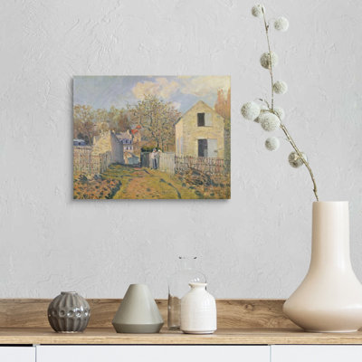 Village of Neighbours, 1872 par Alfred Sisley - reproduction d'art sur toile
