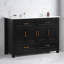 Meuble-lavabo classique avec lavabo en céramique et portes à fermeture en douceur Oris-122278813