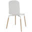 Chaise d'appoint empilable en blanc-1915705189
