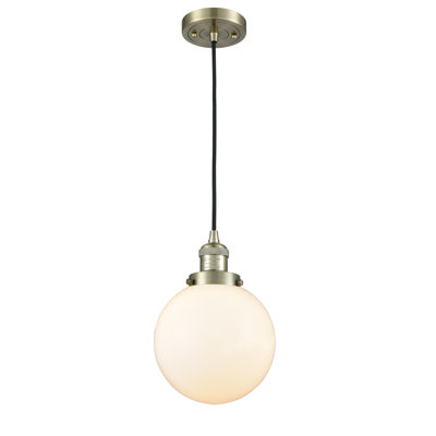 Luminaire suspendu sphère 1 lumière Clementina