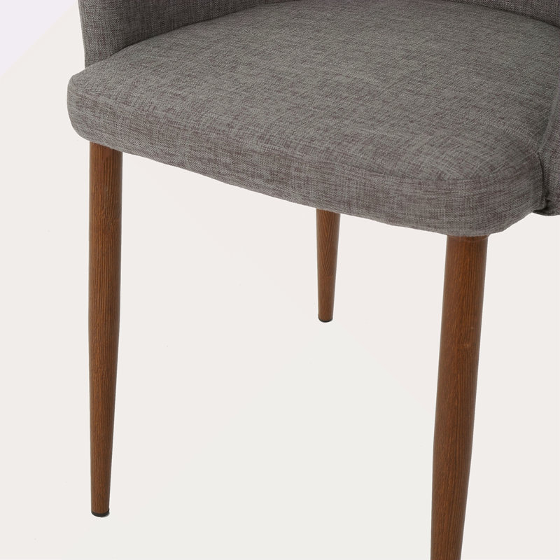 Chaise de salle à manger, Gris, Brun