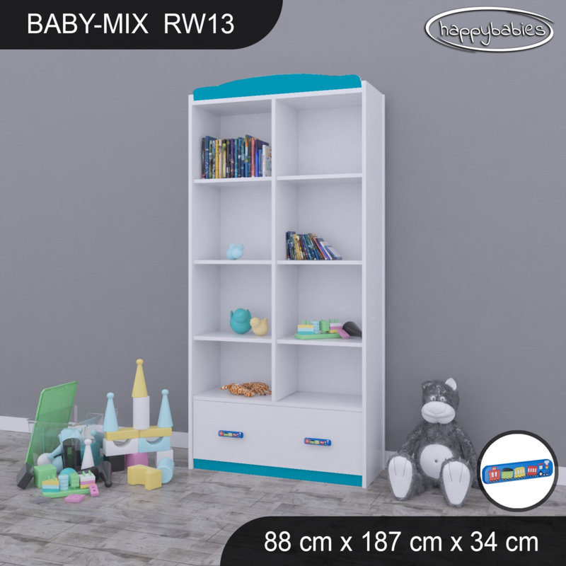 Baby Mix 187cm H X 88cm W Kids Cube, Blue