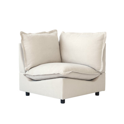 Moncada Upholstered Modern Linen Fabric Conner Chair