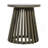 Outdoor Acacia Wood Patio Side Table, Round Coffee Table For Backyard, Lawn, Balcony-1937408525