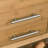 Bamboo Kitchen Island Cart On Wheels, Utility Trolley Cart With 2 Storage Drawers And Open Shelves, Bamboo Tone