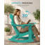 Adirondack Rocking Chairs with Retractable Ottoman-1179754722