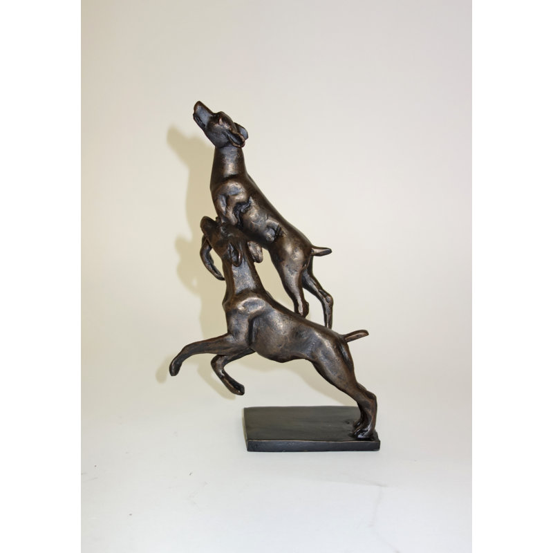 Sculpture Amanat Dogs in Motion