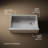 Strive® 32-1/2 In. Undermount Single-Bowl Farmhouse Workstation Kitchen Sink
