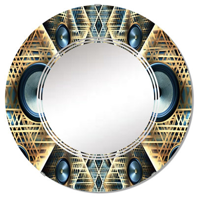 Chatelau - Miroir mural moderne rond