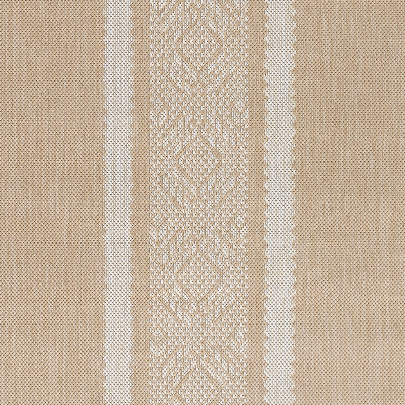 Tapis kaki / ivoire Amos, Rectangle 5 pi 3 po x 7 pi
