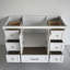 Meuble-lavabo simple 48 po avec plateau en céramique Selena-1704876170