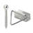 7/16 in. Window Screen Bottom Latches, Mill