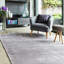 Tollette Hand-Woven Silky Silver Area Rug-14197334