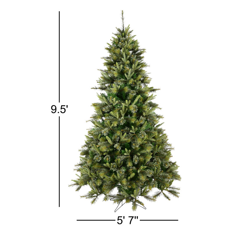 Cashmere Green Pine Artificial Christmas Tree, 9.5' H, Unlit